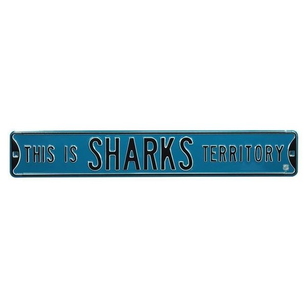 Authentic Street Signs Authentic Street Signs 28138 This Is Sharks Territory Street Sign 28138